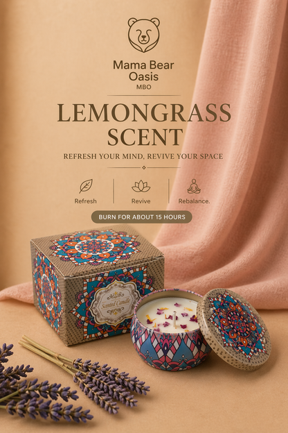 Vintage Soy Candle – Timeless Floral Scents, Pure Soy Wax