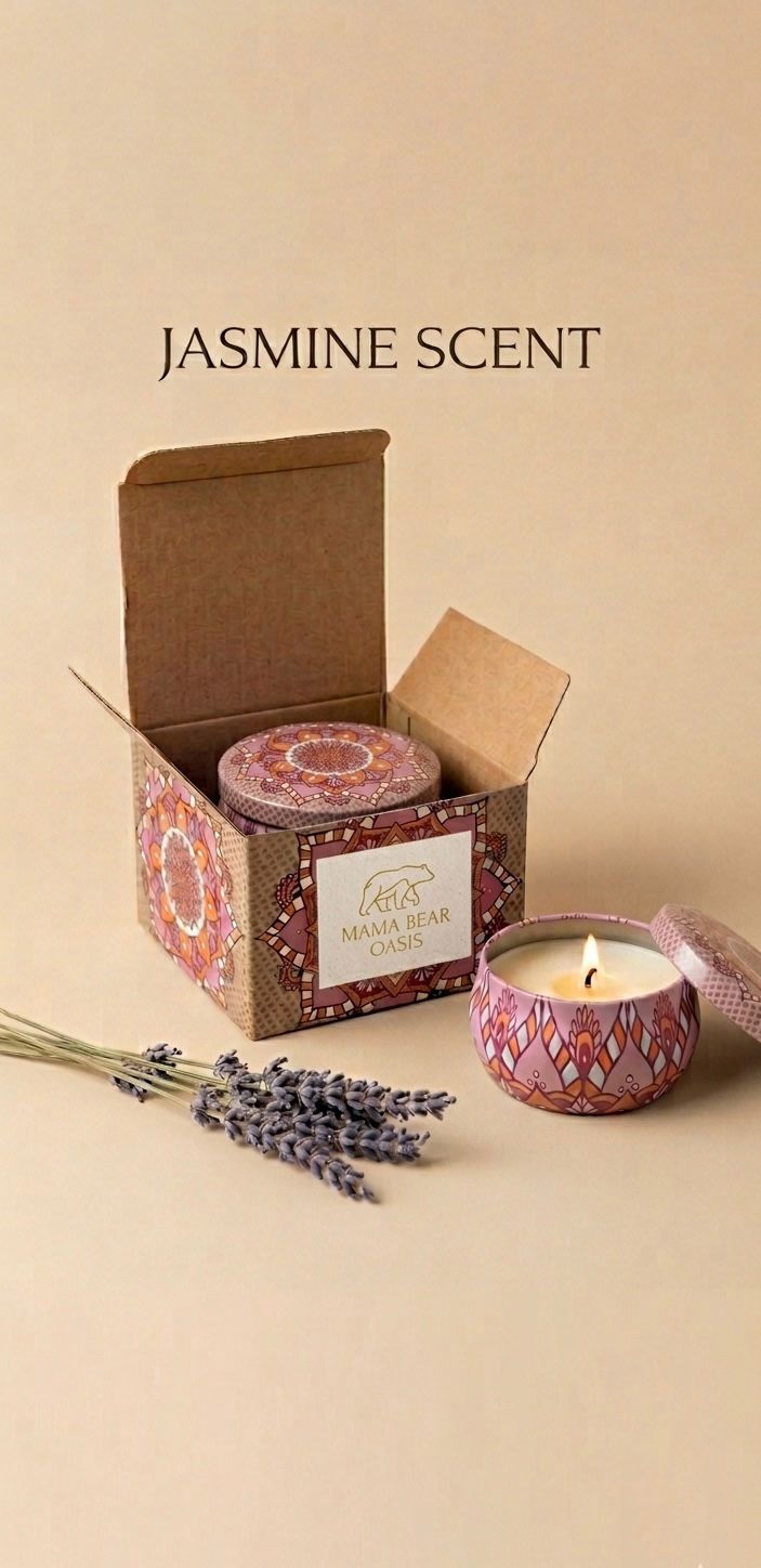Vintage Soy Candle – Timeless Floral Scents, Pure Soy Wax